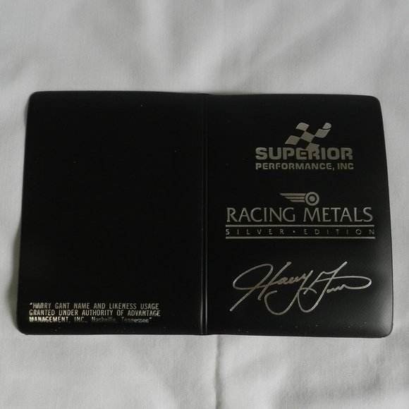 Nascar Superior Performance Racing Metal Card 1991 Silver Ed. Harry Grant #963 - Picture 2 of 3